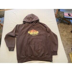 lacrosse waterfowl sweatshirt hoodie men’s XXL brown heavyweight